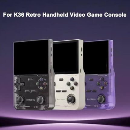 K36 Retro Console per videogiochi portatile 16000 giochi - Schermo IPS da 3,5 pollici